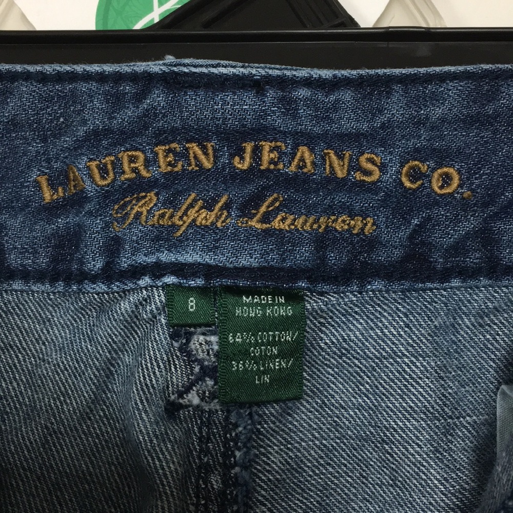 Ralph Lauren Crop Cargo Jeans w/Pockets GALORE! - Picture 10 of 13